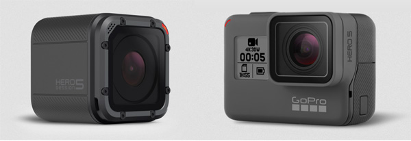 GoPro Hero 5 Session und Her5 Black | Foto: Screenshot von de.shop.gopro.com